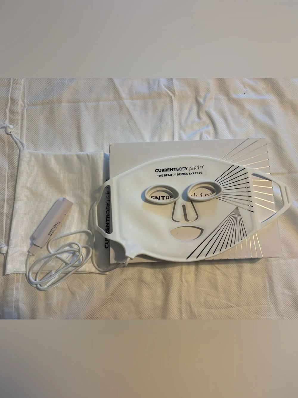 CurrentBody Skin Red LED Face Mask White